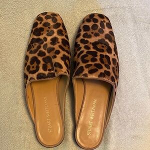 Stuart Weitzman Leopard Print Flats